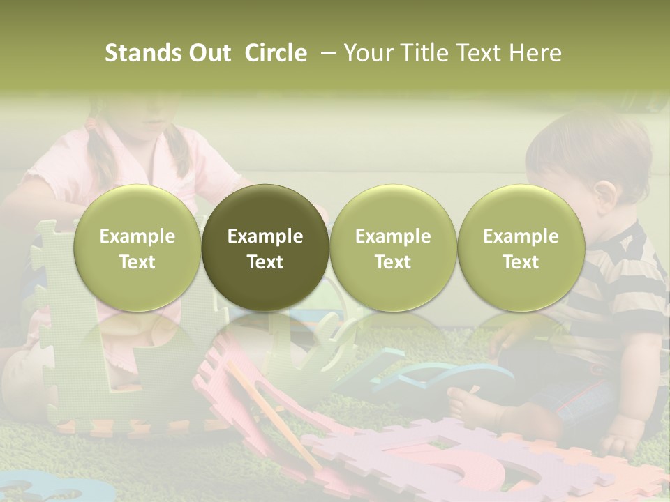 Beautician Touching Perfect Famel Face PowerPoint Template