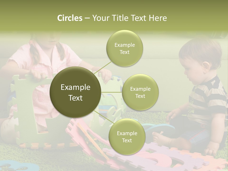 Beautician Touching Perfect Famel Face PowerPoint Template