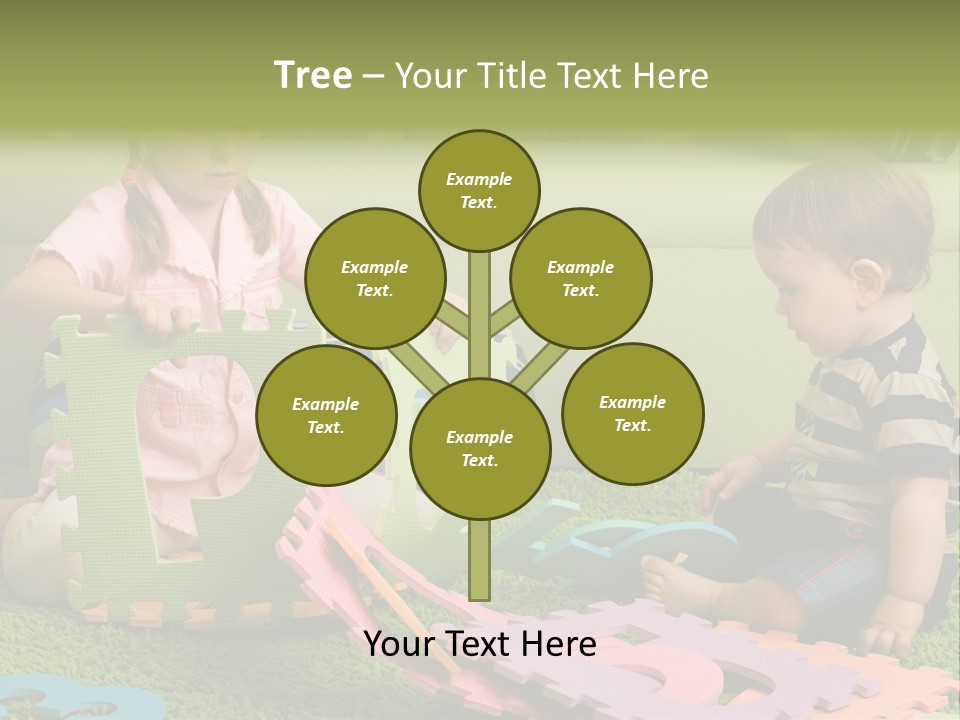 Beautician Touching Perfect Famel Face PowerPoint Template