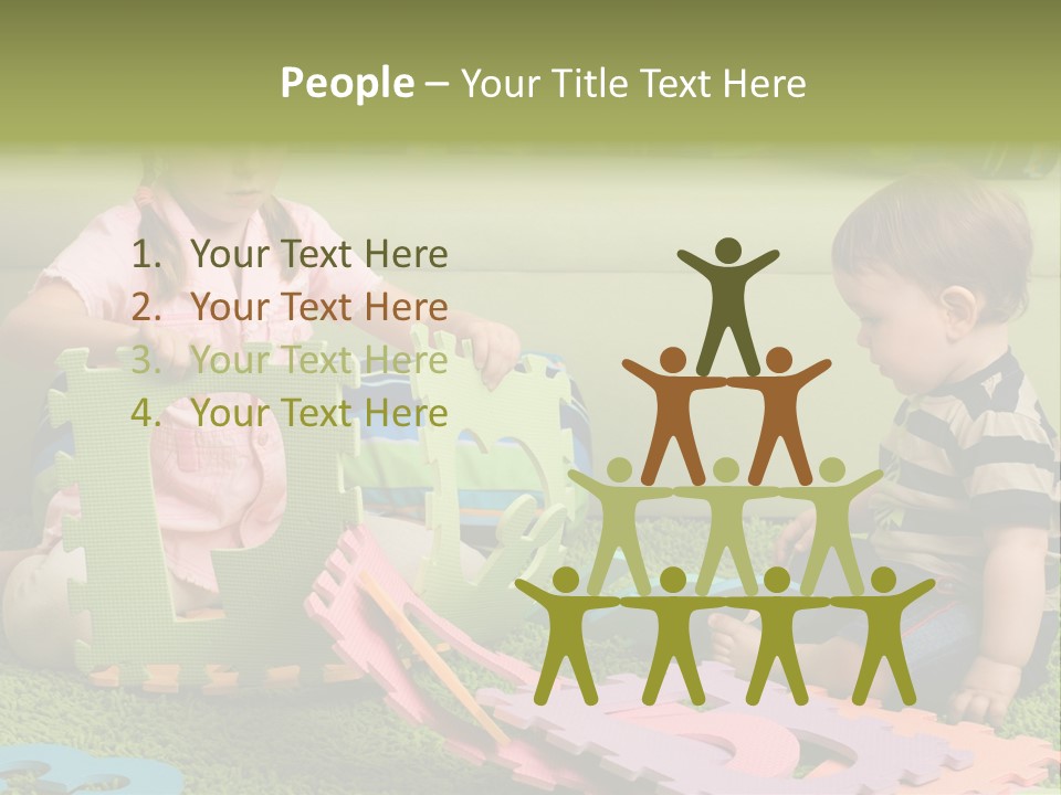 Beautician Touching Perfect Famel Face PowerPoint Template