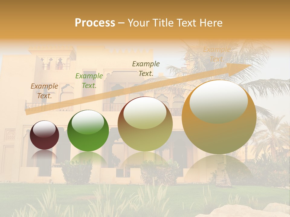 Villa In Luxurious Hotel, Uae PowerPoint Template