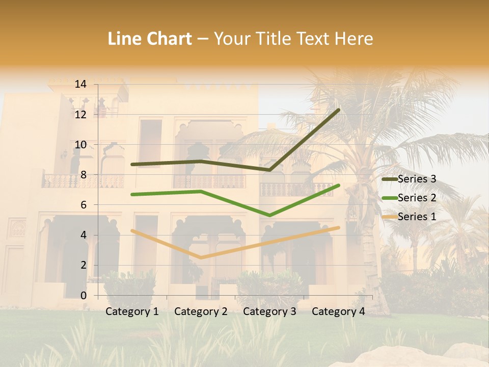 Villa In Luxurious Hotel, Uae PowerPoint Template