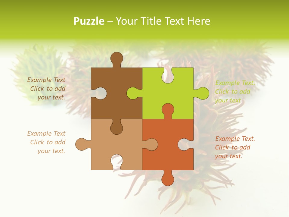 A Group Of Different Colored Plants On A White Surface PowerPoint Template