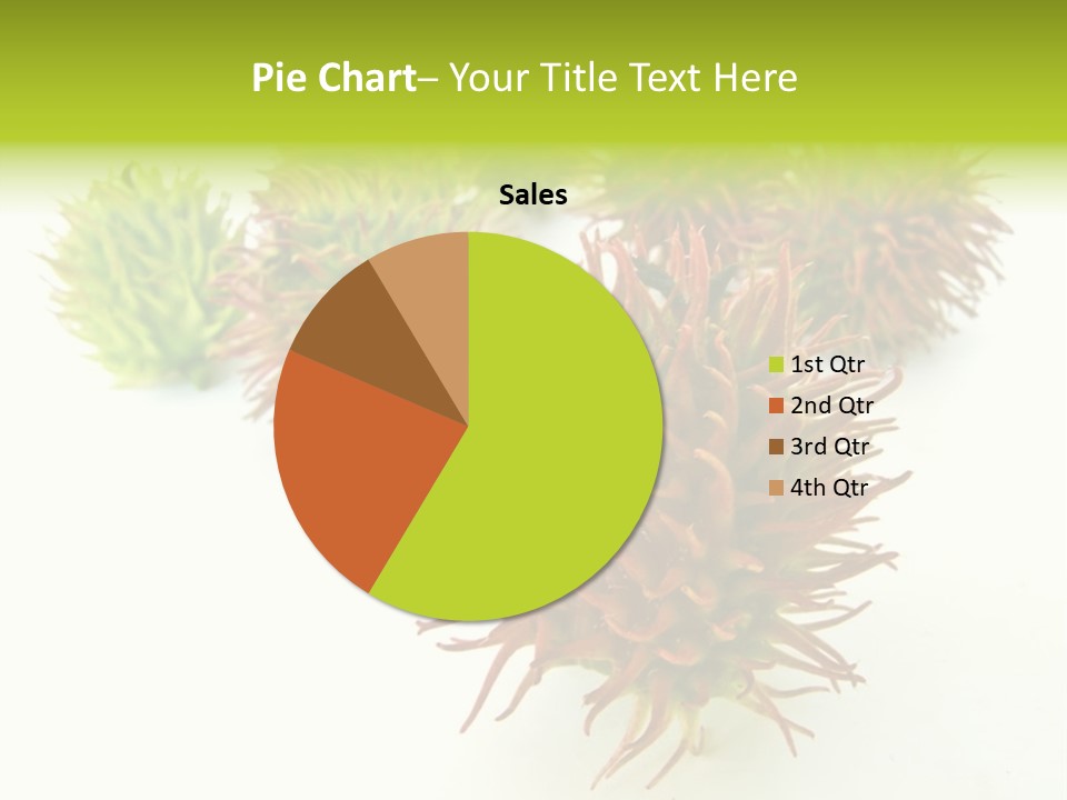 A Group Of Different Colored Plants On A White Surface PowerPoint Template
