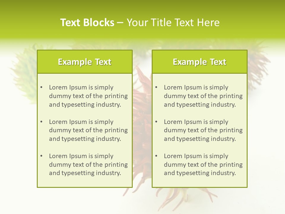 A Group Of Different Colored Plants On A White Surface PowerPoint Template