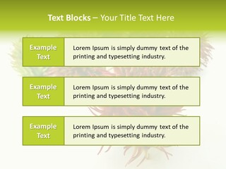 A Group Of Different Colored Plants On A White Surface PowerPoint Template