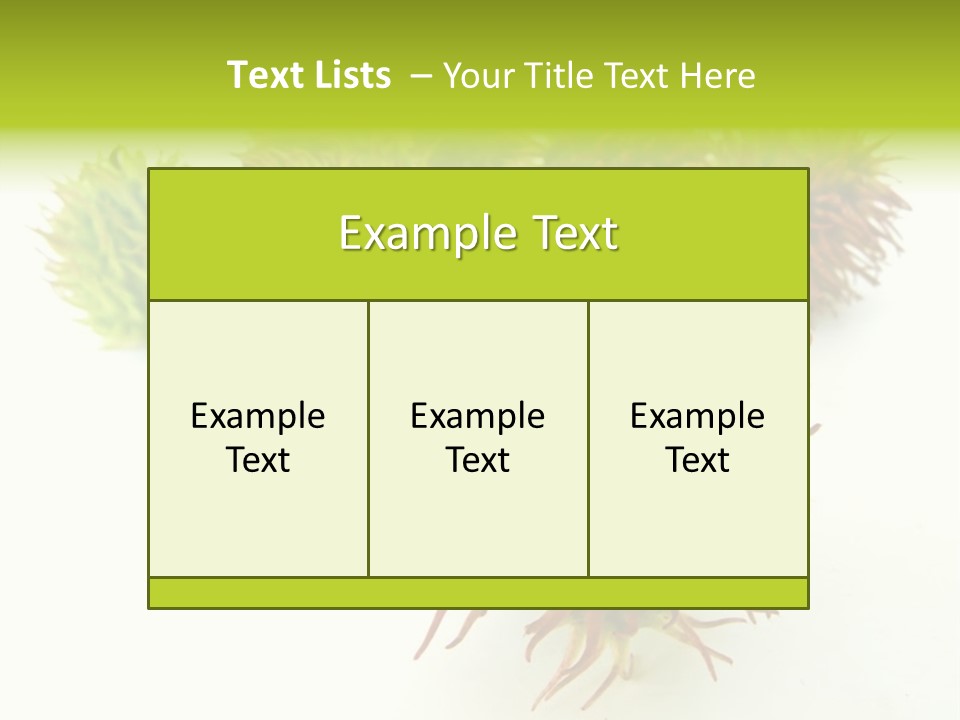 A Group Of Different Colored Plants On A White Surface PowerPoint Template