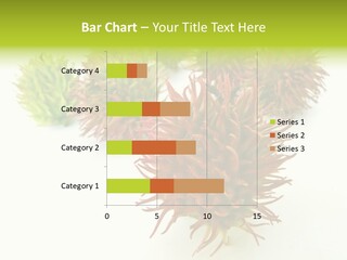 A Group Of Different Colored Plants On A White Surface PowerPoint Template