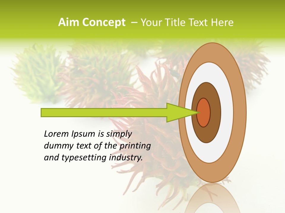 A Group Of Different Colored Plants On A White Surface PowerPoint Template