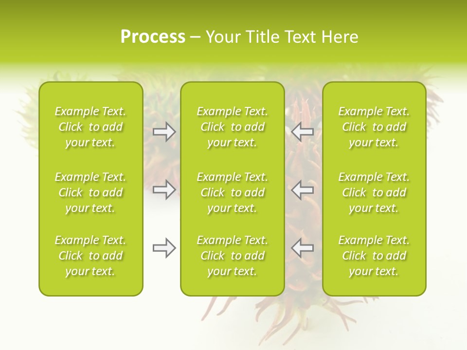 A Group Of Different Colored Plants On A White Surface PowerPoint Template