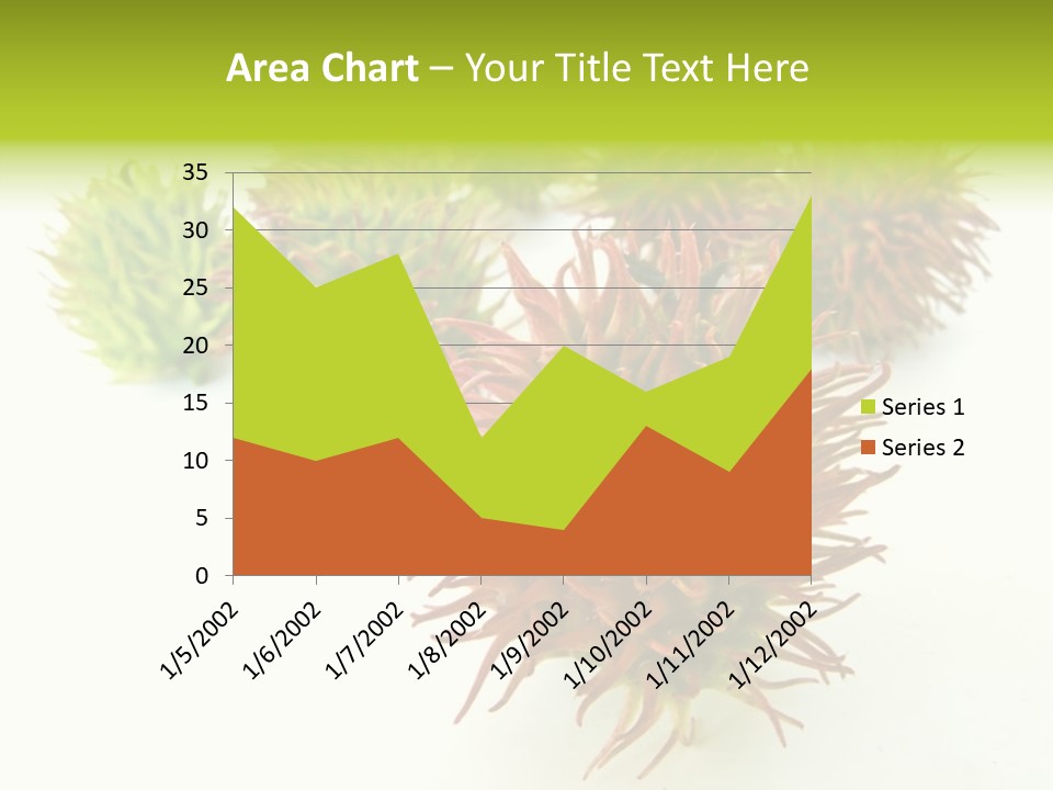 A Group Of Different Colored Plants On A White Surface PowerPoint Template