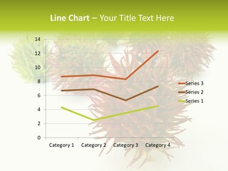 A Group Of Different Colored Plants On A White Surface PowerPoint Template