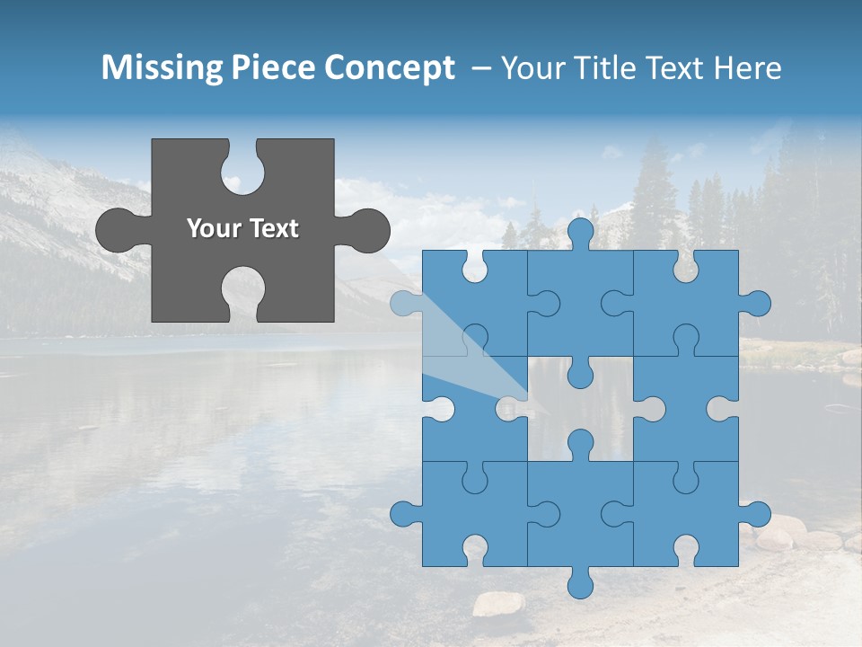 Tenaya Lake In Yosemite National Park, California, Usa PowerPoint Template