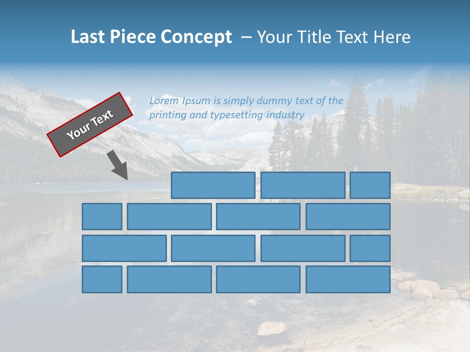 Tenaya Lake In Yosemite National Park, California, Usa PowerPoint Template