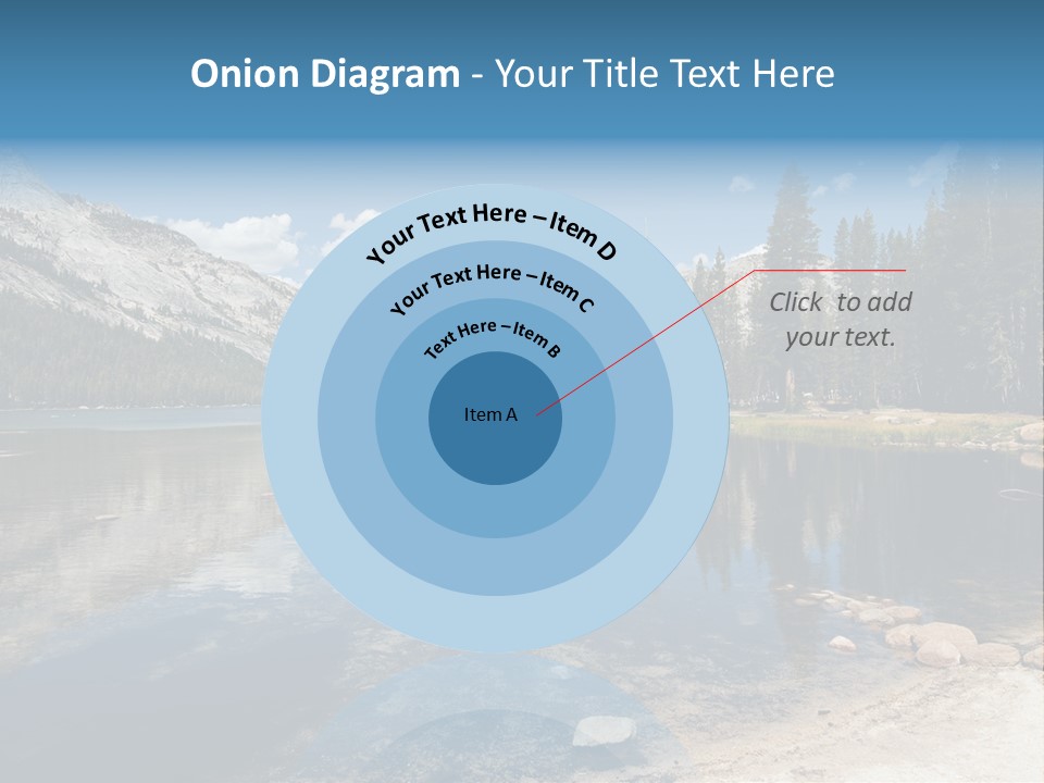 Tenaya Lake In Yosemite National Park, California, Usa PowerPoint Template