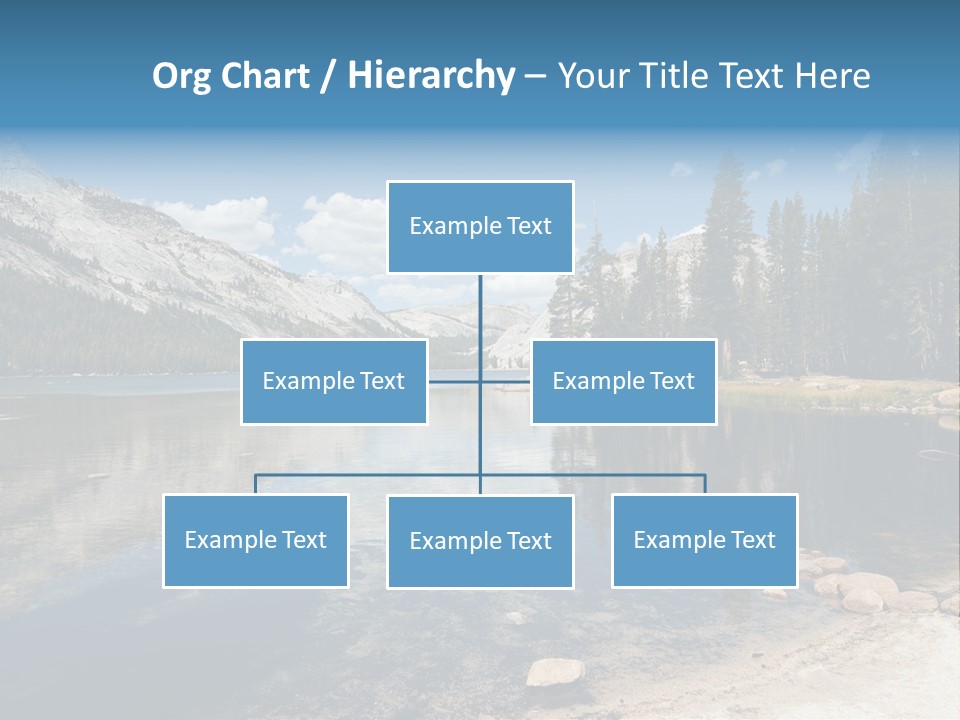 Tenaya Lake In Yosemite National Park, California, Usa PowerPoint Template