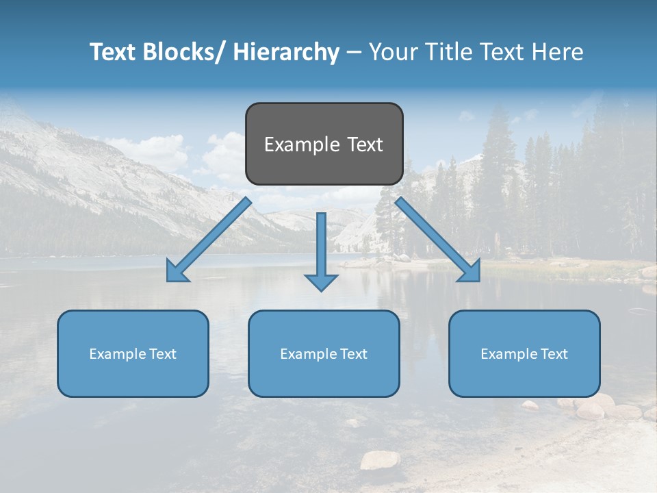 Tenaya Lake In Yosemite National Park, California, Usa PowerPoint Template