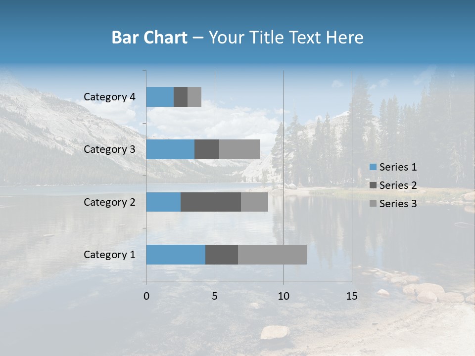 Tenaya Lake In Yosemite National Park, California, Usa PowerPoint Template