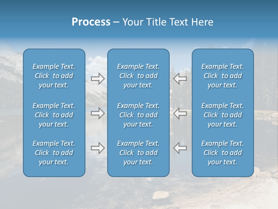 Tenaya Lake In Yosemite National Park, California, Usa PowerPoint Template