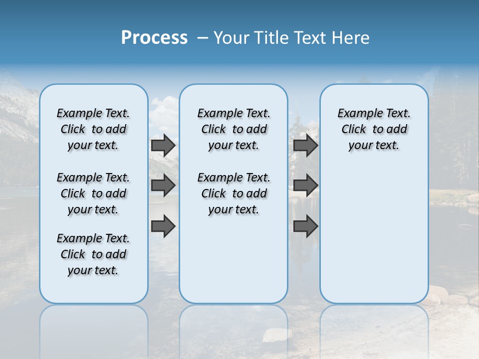 Tenaya Lake In Yosemite National Park, California, Usa PowerPoint Template