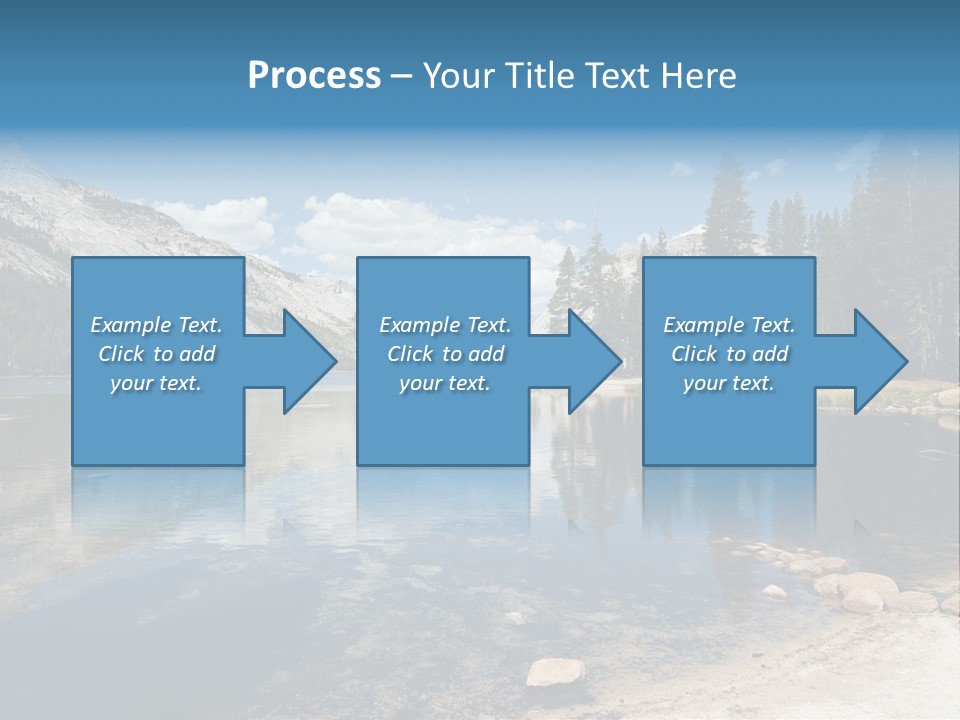 Tenaya Lake In Yosemite National Park, California, Usa PowerPoint Template
