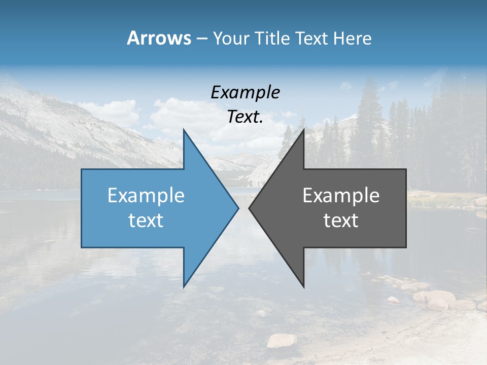 Tenaya Lake In Yosemite National Park, California, Usa PowerPoint Template