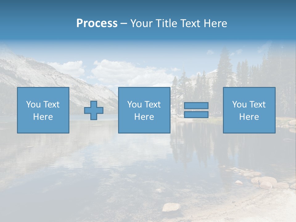 Tenaya Lake In Yosemite National Park, California, Usa PowerPoint Template