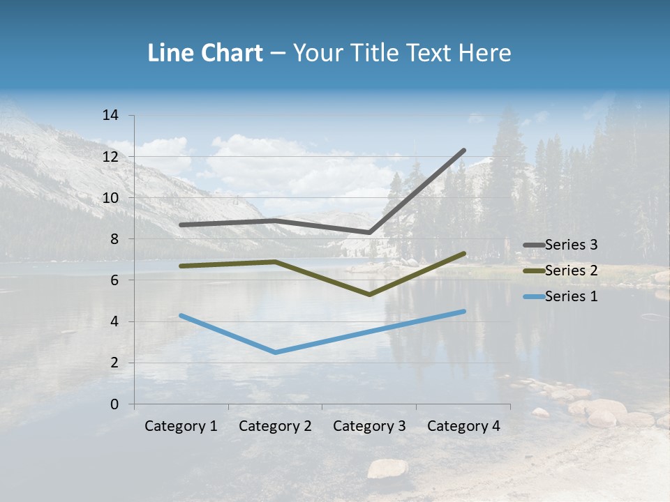 Tenaya Lake In Yosemite National Park, California, Usa PowerPoint Template