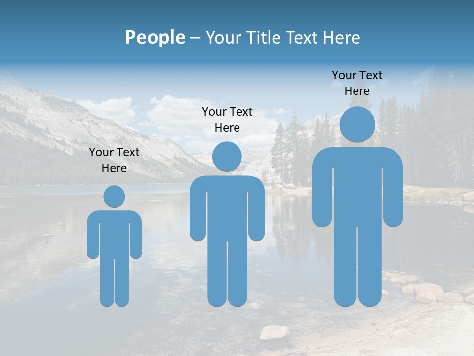 Tenaya Lake In Yosemite National Park, California, Usa PowerPoint Template