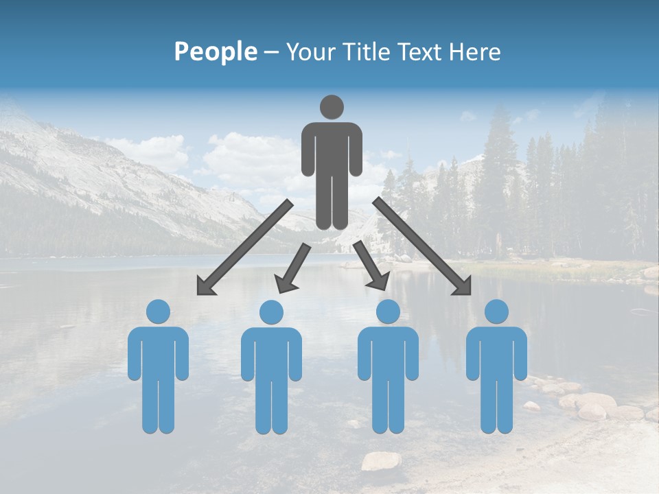 Tenaya Lake In Yosemite National Park, California, Usa PowerPoint Template