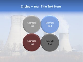Power Plant In Northern China. PowerPoint Template