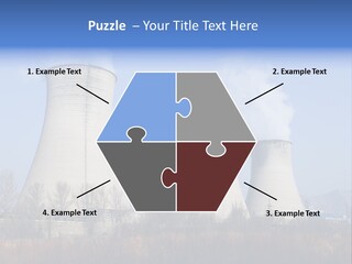 Power Plant In Northern China. PowerPoint Template