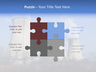 Power Plant In Northern China. PowerPoint Template