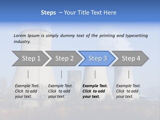 Power Plant In Northern China. PowerPoint Template
