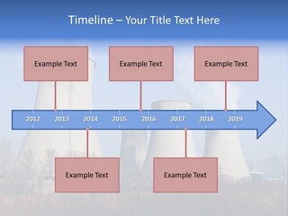 Power Plant In Northern China. PowerPoint Template