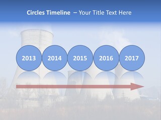 Power Plant In Northern China. PowerPoint Template