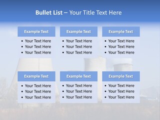 Power Plant In Northern China. PowerPoint Template
