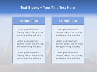 Power Plant In Northern China. PowerPoint Template