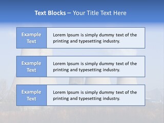 Power Plant In Northern China. PowerPoint Template