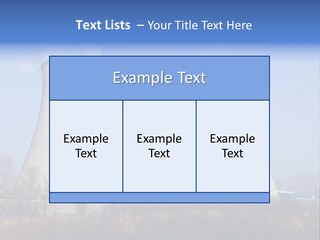 Power Plant In Northern China. PowerPoint Template