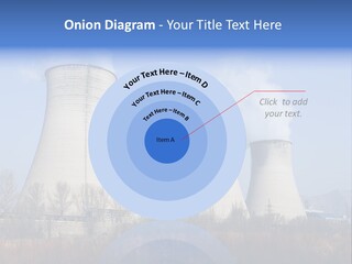 Power Plant In Northern China. PowerPoint Template