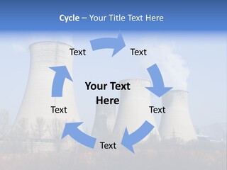 Power Plant In Northern China. PowerPoint Template