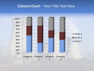 Power Plant In Northern China. PowerPoint Template