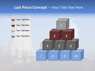 Power Plant In Northern China. PowerPoint Template