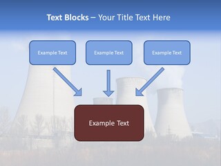 Power Plant In Northern China. PowerPoint Template