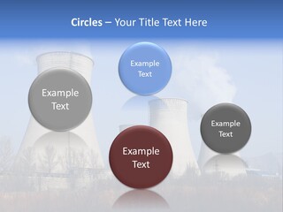 Power Plant In Northern China. PowerPoint Template