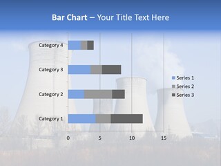 Power Plant In Northern China. PowerPoint Template