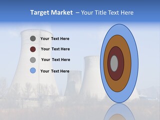 Power Plant In Northern China. PowerPoint Template