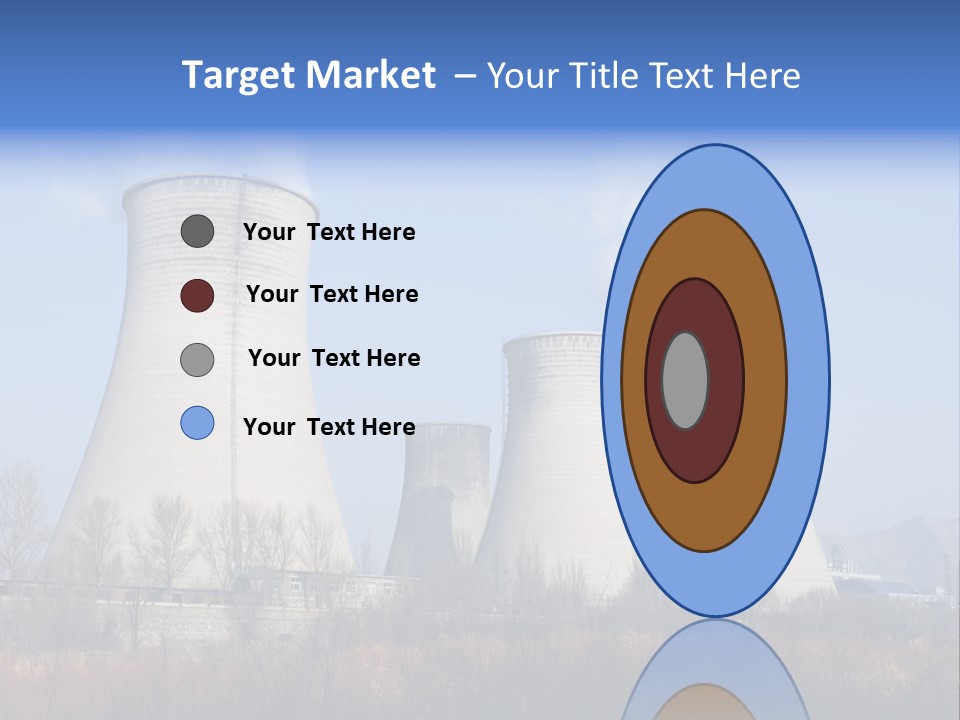 Power Plant In Northern China. PowerPoint Template
