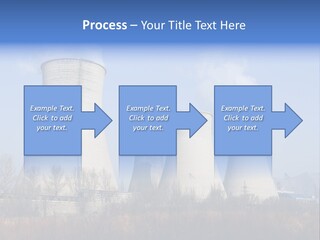 Power Plant In Northern China. PowerPoint Template